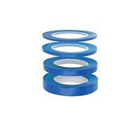 Modelcraft Lot de 4 rouleaux de ruban de masquage flexibles Bleu 1, 2, 3 et 6 mm