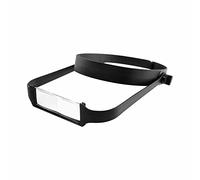 Modelcraft Loupe Serre-tête Slimline avec 4 lentilles Noir