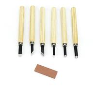 Modelcraft Pct1006 Lot de sculpture sur bois avec pierre à aiguiser - Argent (1 pièce)