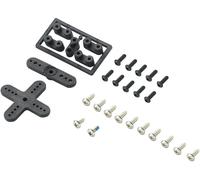 Modelcraft Set de leviers de servo en plastique Adapté pour (servo): couronne de levier de servo Futaba Nombre de perforations
