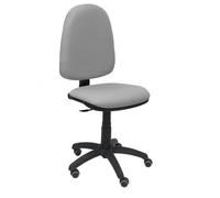Modèle 04CPBALI40RP Chaise de bureau ergonomique avec mécanisme de contact permanent, réglable en hauteur et roues de parquet Gris