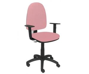 Modèle 04CPBALI710B10 Chaise de bureau ergonomique avec mécanisme de contact permanent et réglable en hauteur Assise et dossier Rose
