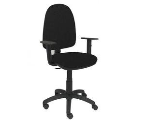 Modèle 04CPBALI840B10 Chaise de bureau ergonomique avec mécanisme de contact permanent et réglable en hauteur Assise et dossier Noir