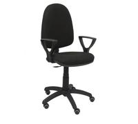 Modèle 04cpbali840bgolfrp Chaise De Bureau Ergonomique Avec Mécanisme De Contact Permanent, Réglable En Hauteur Et Roues De Parquet Noir
