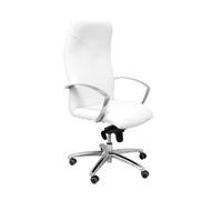 Modèle 115DBSPBL Fauteuil de direction ergonomique avec mécanisme d'inclinaison et réglable en hauteur Assise et dossier rembourrés Blanc