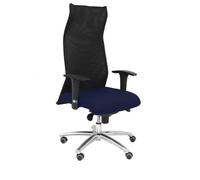 Modèle 13SBALI200 Chaise de bureau ergonomique avec mécanisme synchrone et réglable en hauteur Dossier du maille noir respirante et