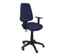 Modèle 14cpbali200b10rp Cp Chaise De Bureau Ergonomique Avec Contact Permanent, Réglable En Hauteur Et Roues De Parquet Assise Et Bleu