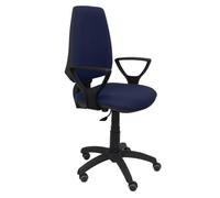 Modèle 14cpbali200bgolfrp Cp Chaise De Bureau Ergonomique Avec Contact Permanent, Réglable En Hauteur Et Roues De Parquet Assise Et Bleu