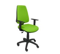 Modèle 14cpbali22b10 Cp Chaise De Bureau Ergonomique Avec Contact Permanent Et Réglable En Hauteur Assise Et Dossier Rembourrés En Vert