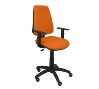 Modèle 14CPBALI308B10RP CP Chaise de bureau ergonomique avec contact permanent, réglable en hauteur et roues de parquet Assise et Orange