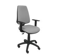 Modèle 14CPBALI40B10 CP Chaise de bureau ergonomique avec contact permanent et réglable en hauteur Assise et dossier rembourrés en Gris