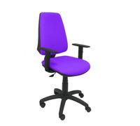 Modèle 14CPBALI82B10 CP Chaise de bureau ergonomique avec contact permanent et réglable en hauteur Assise et dossier rembourrés en Violet