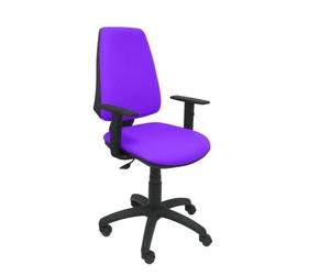 Modèle 14CPBALI82B10 CP Chaise de bureau ergonomique avec contact permanent et réglable en hauteur Assise et dossier rembourrés en Violet