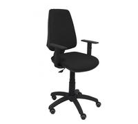 Modèle 14cpbali840b10rp Cp Chaise De Bureau Ergonomique Avec Contact Permanent, Réglable En Hauteur Et Roues De Parquet Assise Et Noir