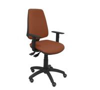 Modèle 14SBALI363B10RP CP Chaise de bureau ergonomique avec mécanisme synchrone, réglable en hauteur et roues de parquet Assise et Marron
