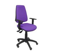 Piqueras y Crespo Elche S Bali Chaise de Bureau Accoudoirs Réglables Roues Parquet Lilas