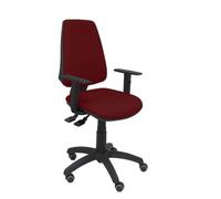 Modèle 14SBALI933B10RP CP Chaise de bureau ergonomique avec mécanisme synchrone, réglable en hauteur et roues de parquet Assise et Rouge