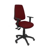 Modèle 14SBALI933B10RP CP Chaise de bureau ergonomique avec mécanisme synchrone, réglable en hauteur et roues de parquet Assise et Rouge