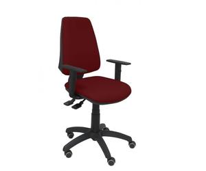 Modèle 14SBALI933B10RP CP Chaise de bureau ergonomique avec mécanisme synchrone, réglable en hauteur et roues de parquet Assise et Rouge