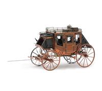 Modèle 3D De Diligence Du Far West Metal Earth + Pince 11890