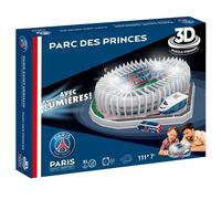 Modèle 3D du célèbre stade Parc des Princes de Paris Saint-Germain en briques de construction, jouet éducatif et souvenir pour fans de football