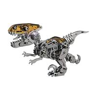 Modèle 3D en métal - Puzzle dinosaure 3D - Kit de modélisation pour adultes - 160 pièces - Puzzle 3D - Découpe laser - Kit de construction 3D - Puzzle en métal