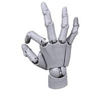 Modèle à main pour le dessin, modèle flexible à la main articulé avec un articulation mobile et une base PVC amicale pour le dessin, la peinture, l'esquisse, le gris