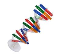 Modèle Adn Double Hélice 1 Set en Papier Kit Scientifique DIY | Auto-assemblage, Enseignement Physiologie, Collège et École Infirmière, pour Élèves et Garçon et Filles Couleur Aléatoire