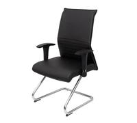 Modèle Albacete confidente patín Fauteuil ergonomique pour les visiteurs avec cadre chrome Assise et dossier rembourrés en