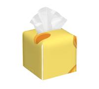 Modèle Alimentaire de pâtes au Fromage,Porte-boîte à mouchoirs, Couvercle de boîte à mouchoirs, Distributeur de mouchoirs