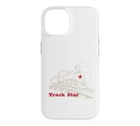 Modèle Amusant de Train - Étoile de Piste de Jeu de Mots Coque pour iPhone 14
