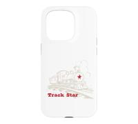 Modèle Amusant de Train - Étoile de Piste de Jeu de Mots Coque pour iPhone 15 Pro