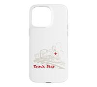Modèle Amusant de Train - Étoile de Piste de Jeu de Mots Coque pour iPhone 15 Pro Max