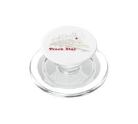 Modèle Amusant de Train - Étoile de Piste de Jeu de Mots PopSockets PopGrip pour MagSafe