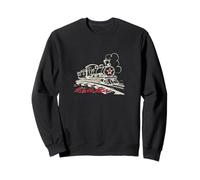 Modèle Amusant de Train - Étoile de Piste de Jeu de Mots Sweatshirt