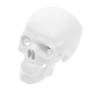 Modèle Anatomique de Crâne Humain Miniature, Blanc Plastique | Capsules Amovibles, Base Osseuse, Texture Réaliste, Support D’étude pour Étudiants en Art, Enseignants, Classes et Bureaux