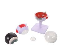 Modèle Anatomique de L’œil 3x Agrandi en Pvc Rose pour Enseignement
