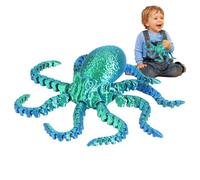 Modèle Animal Mobile d'Octopus en PLA - Pieuvre Imprimée en 3D Jouet Articulé et Gigotant | Soulagement du Stress & Jouet Anti-Stress pour Enfantš & Adultes Ornement DIY Créatif & Pièce de Collection