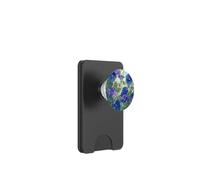 Modèle Art Nouveau avec des Fleurs de Gloire du Matin Bleu PopSockets PopWallet pour MagSafe