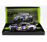 Modèle Auto 1:18 MINICHAMPS valentino rossi VR/46 BMW M4 GT3 24H le Mans 2024