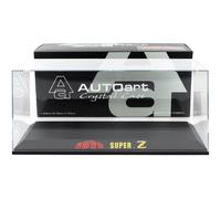 MODÈLE AUTO STATIQUE AUTOART VITRINE D'EXPOSITION AVEC BASE PLAQUE SUPER Z 1/18