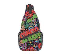 Modèle Cinco De Mayo-12, Sac Sling Pratique pour Gym, Voyage, randonnée, Hommes Femmes.