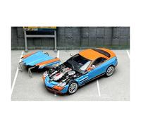 Modèle Commémoratif Bleu en Alliage pour SLR McLaren Classic Super Coupé Échelle 1:64 Miniature De Collection