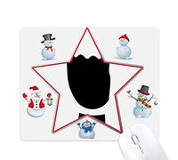 modèle corna geste silhouette le bonhomme de neige étoile tapis de souris