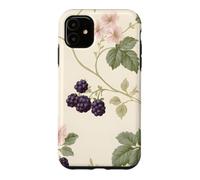 Modèle Cottagecore de Fleur Rose de mûre et de ronce Coque pour iPhone 11