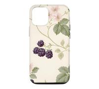 Modèle Cottagecore de Fleur Rose de mûre et de ronce Coque pour iPhone 12/12 Pro