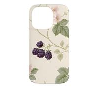 Modèle Cottagecore de Fleur Rose de mûre et de ronce Coque pour iPhone 14 Pro