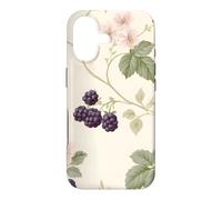 Modèle Cottagecore de Fleur Rose de mûre et de ronce Coque pour iPhone 17