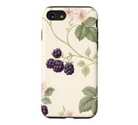 Modèle Cottagecore de Fleur Rose de mûre et de ronce Coque pour iPhone SE (2020) / 7/8