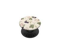 Modèle Cottagecore de Fleur Rose de mûre et de ronce PopSockets PopGrip Adhésif